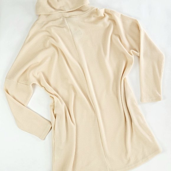 Miholl Waffle Knit Cowl Neck Dress - Picture 5 of 8